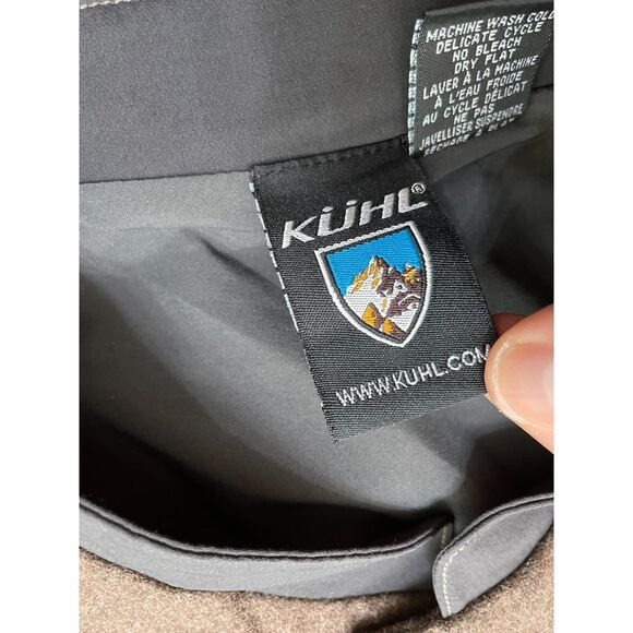 Kuhl Men's Jacket Bomber Blazer Brown M Wool Knit Mock Neck Tech Travel Sweater - Picture 4 of 10